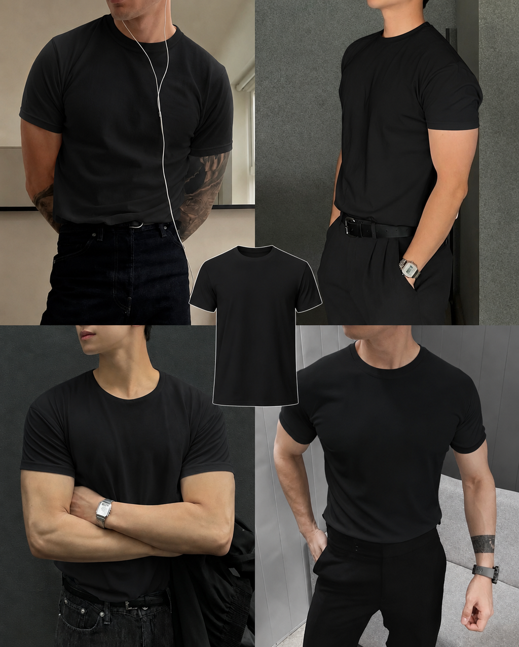 تيشيرت سليم ساده