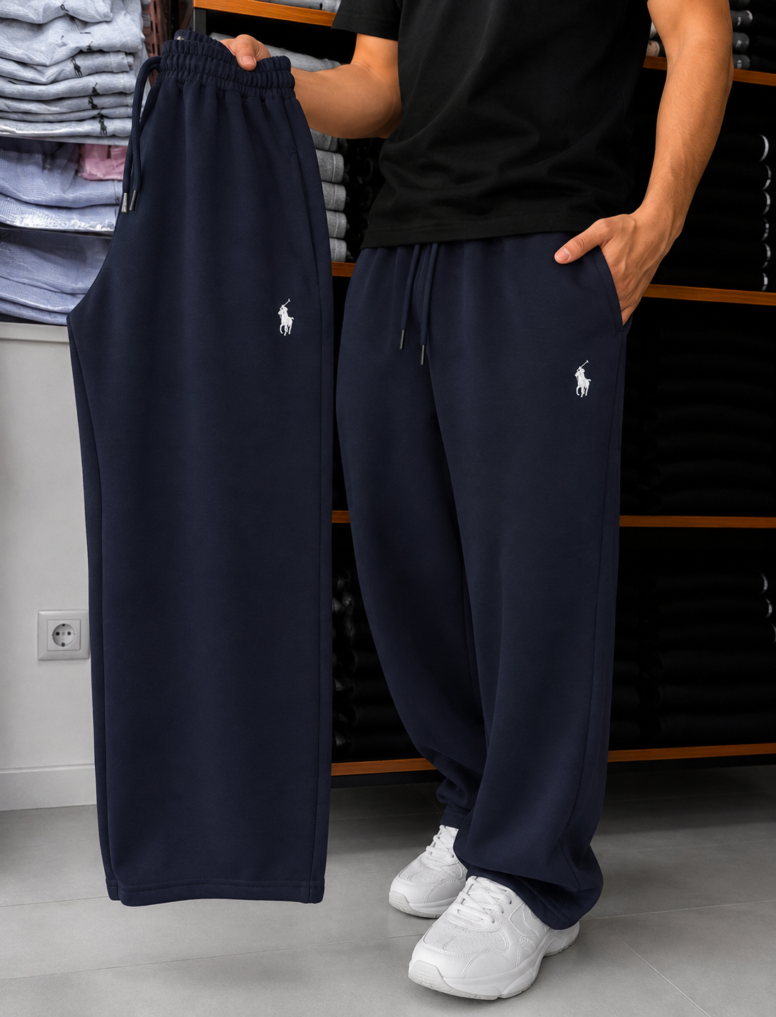 بنطلون قطن باقي POLO